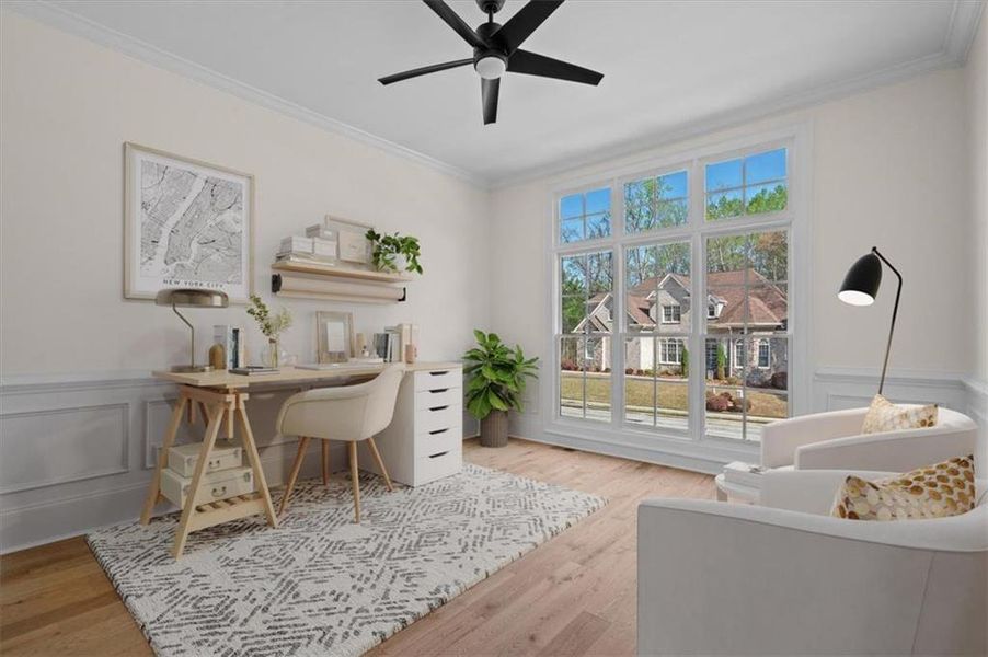 Furnished interior view inside a new home in , Douglasville (Image 5).