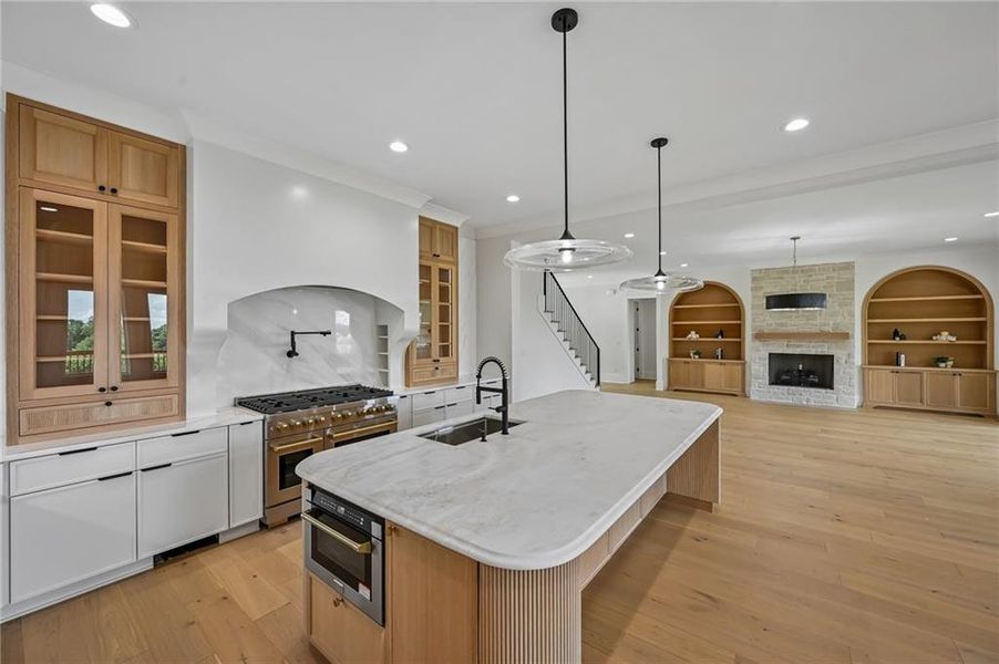 Furnished interior view inside a new home in , Buford (Image 33).
