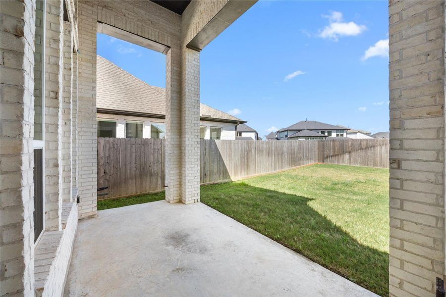 Exterior details and patio area of a home in , Richmond (Image 3). Exterior details and patio area of a home in , Richmond (Image 3).