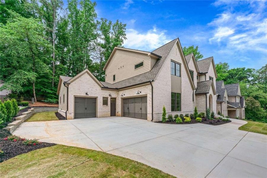 Front exterior of a new home in , Atlanta, GA, highlighting curb appeal (Image 26). Front exterior of a new home in , Atlanta, GA, highlighting curb appeal (Image 26).