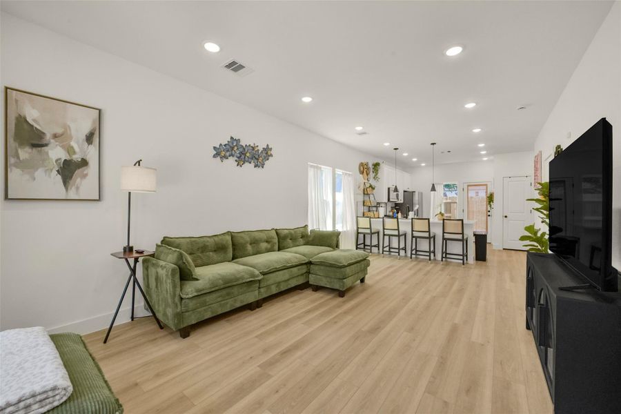 Furnished interior view inside a new home in , Houston (Image 11).