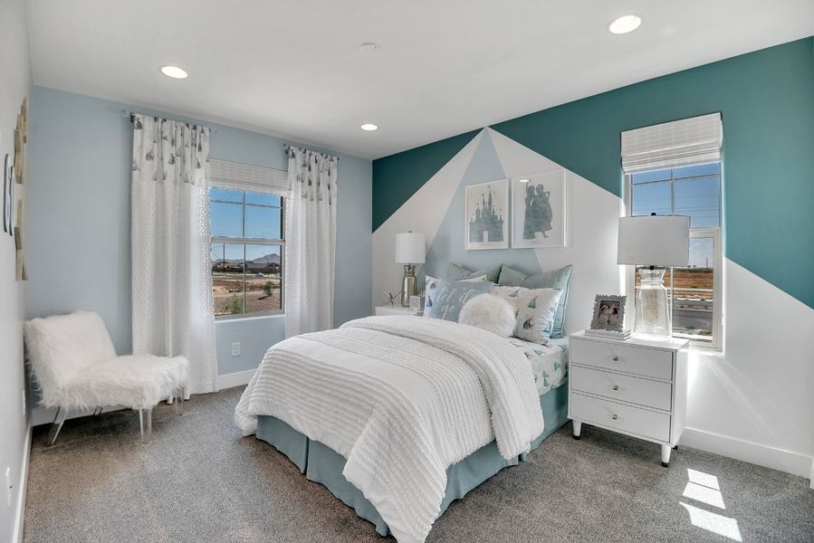 Furnished interior view inside a new home in Ironwood Villages at North Creek, Queen Creek (Image 42).