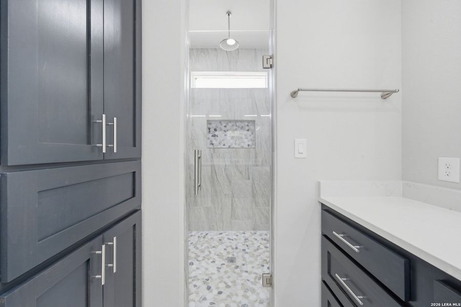 Furnished interior view inside a new home in , Mico (Image 17).