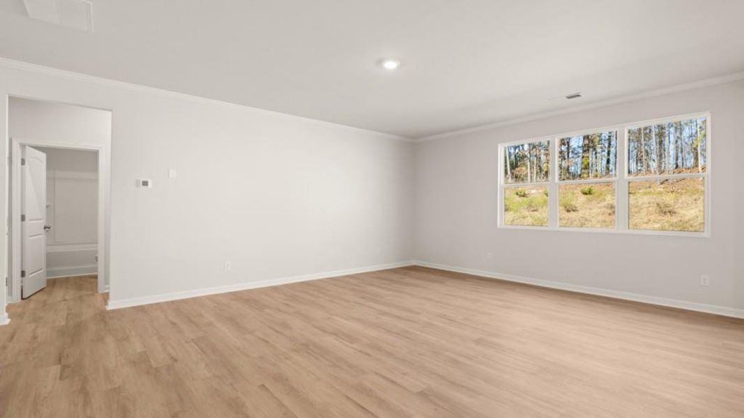 Spacious, unfurnished interior of a new home in Northwoods at Mirror Lake, Villa Rica (Image 13). Spacious, unfurnished interior of a new home in Northwoods at Mirror Lake, Villa Rica (Image 13).