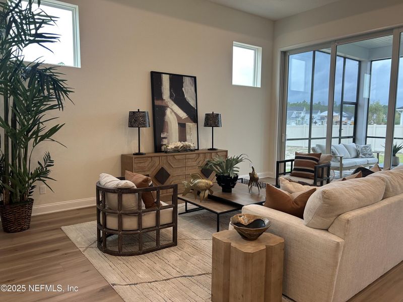 Furnished interior view inside a new home in Seabrook Village II, Ponte Vedra (Image 9).