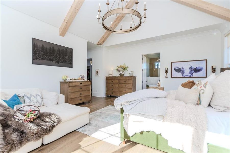 Furnished interior view inside a new home in , Dacula (Image 51).