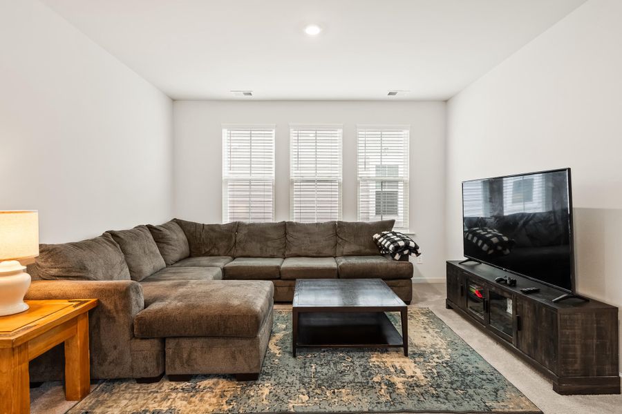 Furnished interior view inside a new home in Sweetgrass at Summers Corner, Summerville (Image 17).