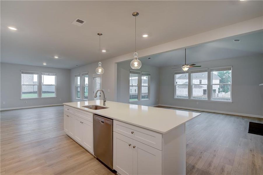 Furnished interior view inside a new home in Westwind Estates, Hampton (Image 9).