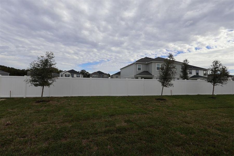 Exterior details and patio area of a home in Estates at Rivercrest, Sanford (Image 12). Exterior details and patio area of a home in Estates at Rivercrest, Sanford (Image 12).