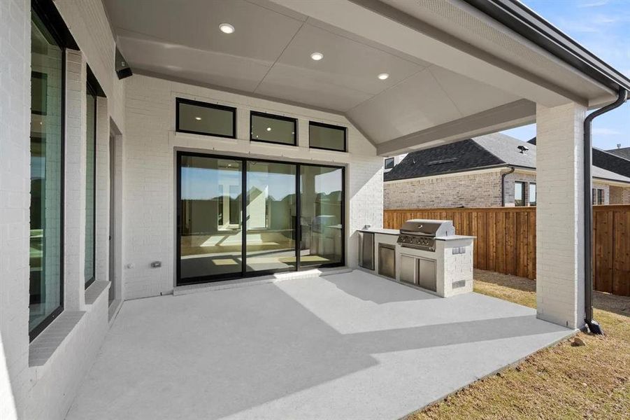 The Gabriella D Outdoor Living Area