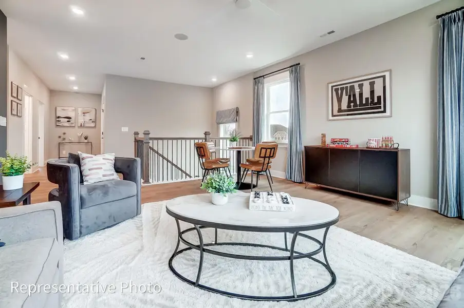 Furnished interior view inside a new home in Robinson Oaks, Gastonia (Image 29). Furnished interior view inside a new home in Robinson Oaks, Gastonia (Image 29).