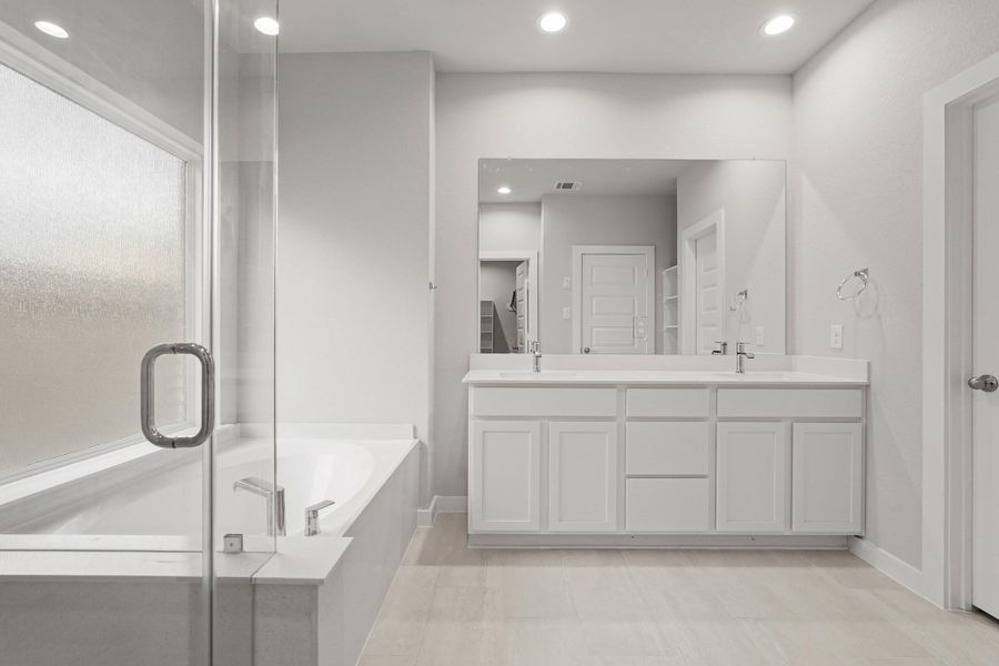 Furnished interior view inside a new home in Morton Creek Ranch, Katy (Image 5).