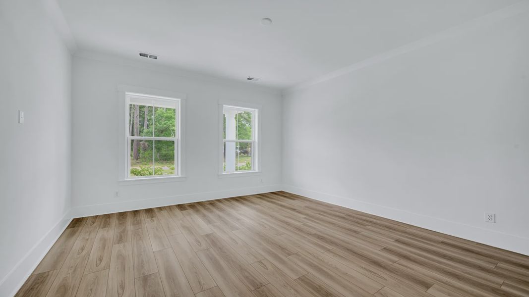 Furnished interior view inside a new home in Oak Landing, Mount Pleasant (Image 17). Furnished interior view inside a new home in Oak Landing, Mount Pleasant (Image 17).