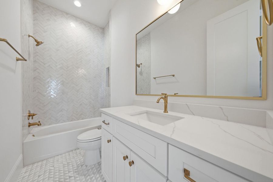 Furnished interior view inside a new home in , Houston (Image 30).