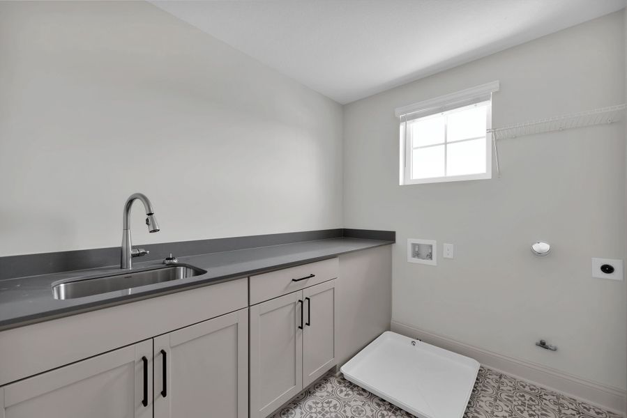 Representative furnished interior of a home built from the Miramar by Riverside Homes in Mariposa at EverRange, Jacksonville (Image 58).