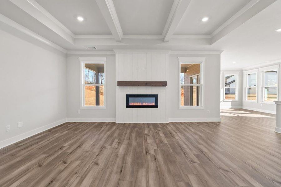 Spacious, unfurnished interior of a new home in Pinecrest Ridge, Dacula (Image 14). Spacious, unfurnished interior of a new home in Pinecrest Ridge, Dacula (Image 14).