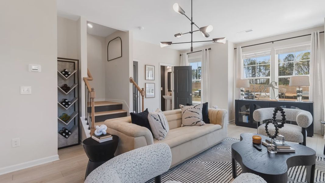 Furnished interior view inside a new home in Daybreak, Newnan (Image 19).