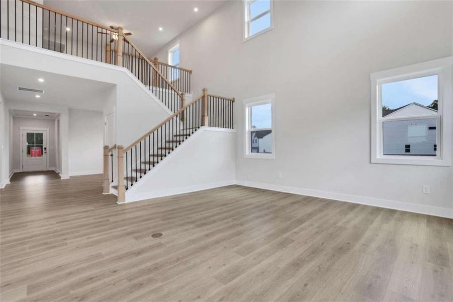 Spacious, unfurnished interior of a new home in The Paddocks at Doc Hughes, Buford (Image 23).