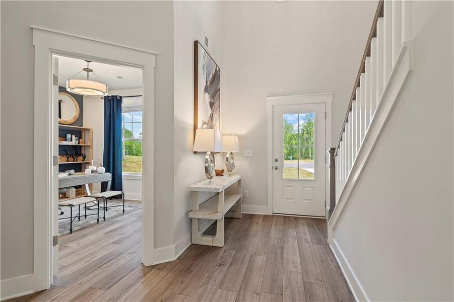 Furnished interior view inside a new home in Copperfield, Locust Grove (Image 26).