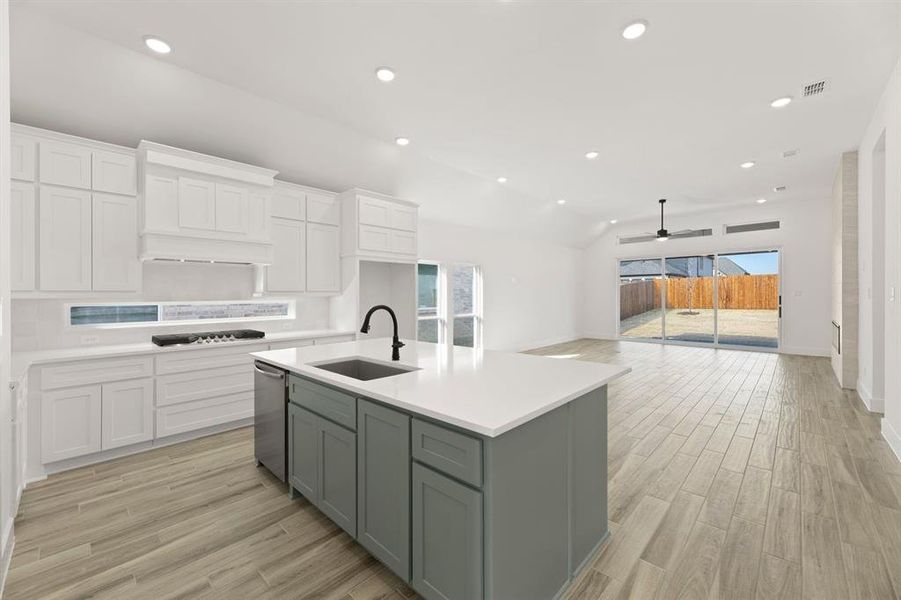 Furnished interior view inside a new home in Valencia on The Lake, Little Elm (Image 18).