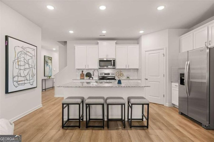Furnished interior view inside a new home in Cascade Ridge at Niskey Lake, Atlanta (Image 4).
