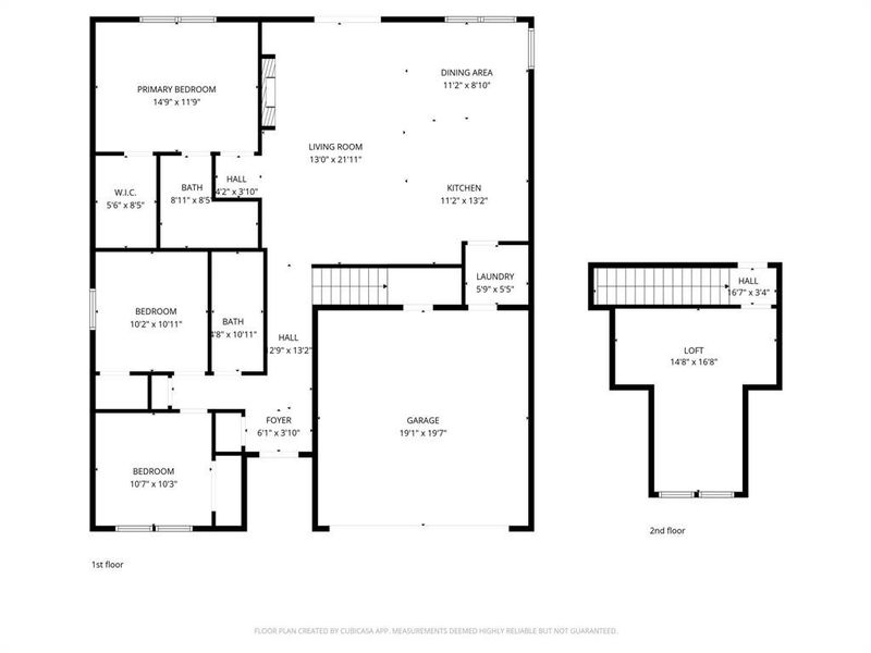 2D floor plan layout of this home in , Granbury, TX (Image 5).