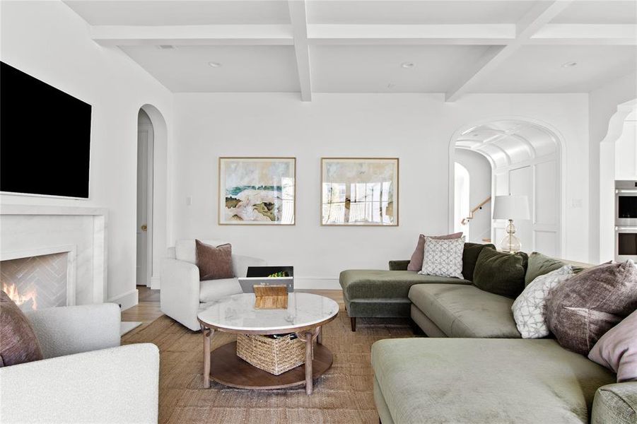 Furnished interior view inside a new home in , Dallas (Image 17).