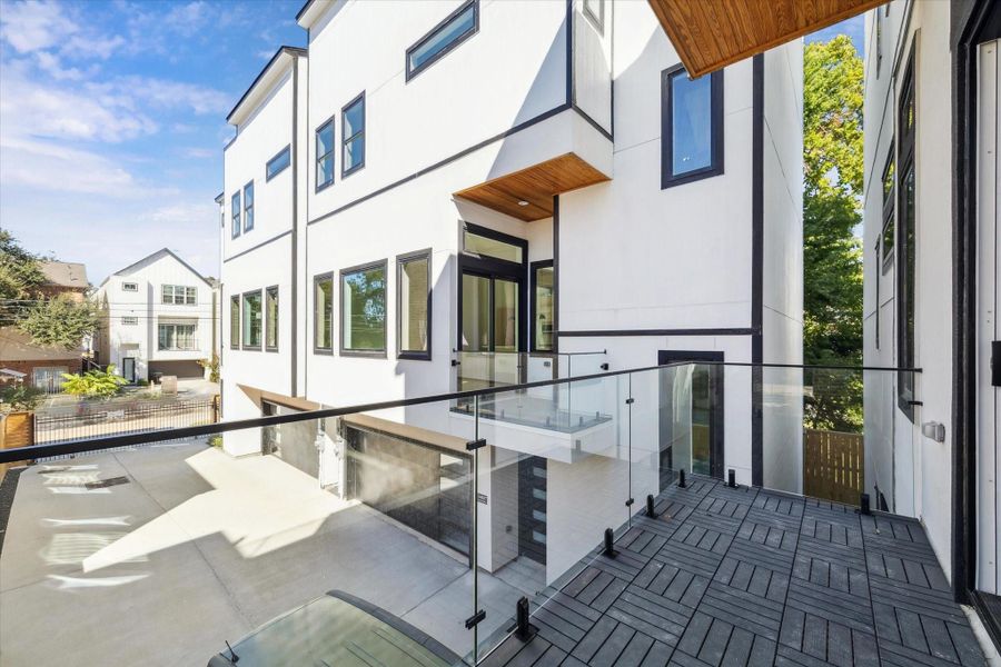 Exterior details and patio area of a home in , Houston (Image 16). Exterior details and patio area of a home in , Houston (Image 16).