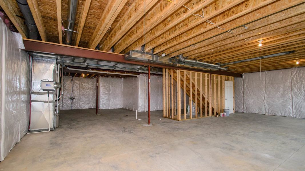 Construction in progress for homes built from the The Abington by Norfolk Homes in Valleys, Jackson, MI (Image 85).