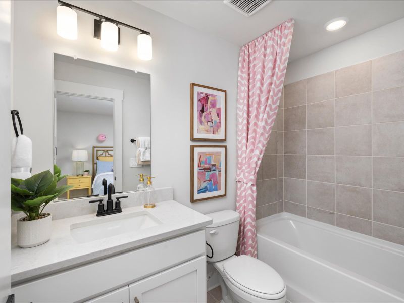 Furnished interior view inside a new home in Cedar Shoals - Signature Collection, Piedmont (Image 9).