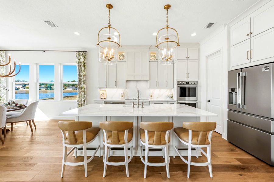 Furnished interior view inside a new home in Amelia National Country Club, Fernandina Beach (Image 17).