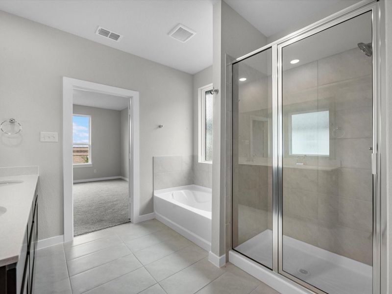Furnished interior view inside a new home in Mason Woods, Cypress (Image 10).