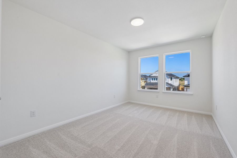 Spacious, unfurnished interior of a new home in Porter Country, Buda (Image 17). Spacious, unfurnished interior of a new home in Porter Country, Buda (Image 17).