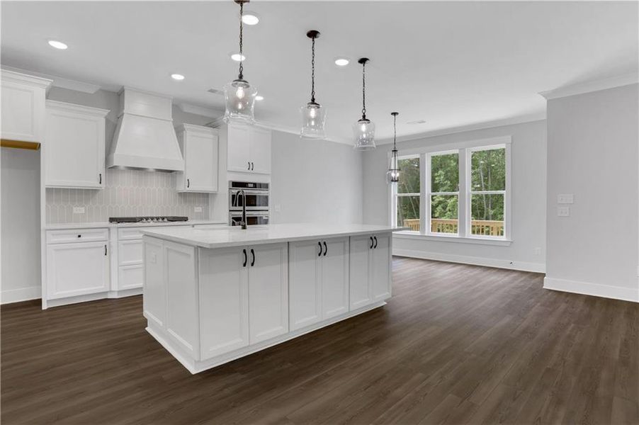 Furnished interior view inside a new home in Arbor West, Dawsonville (Image 12).