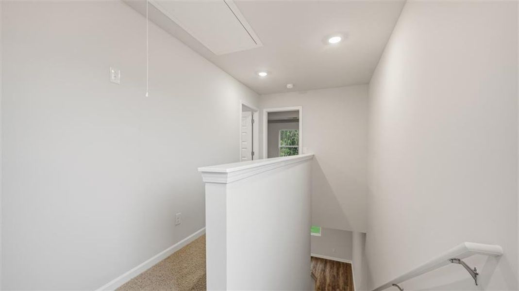 Spacious, unfurnished interior of a new home in Brookland Commons, Monroe (Image 19).