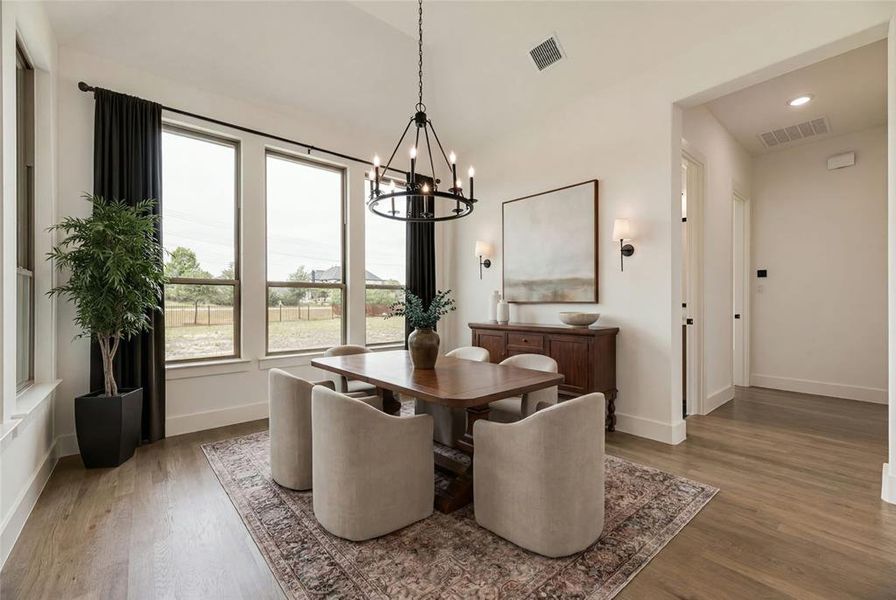 Furnished interior view inside a new home in King's Crossing - Phase 3, Parker (Image 16).