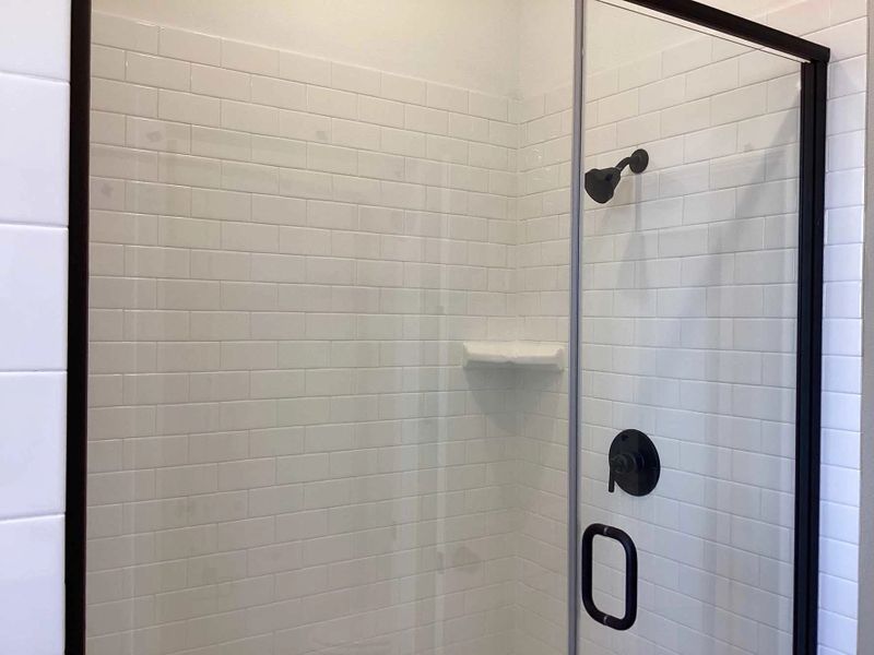 Primary Bathroom Construction Progress featuring the Minimalist Collection