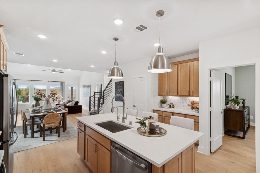 Furnished interior view inside a new home in Wildrye, Waller (Image 36).