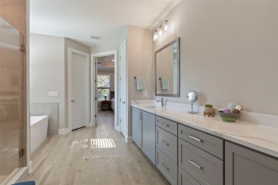 Furnished interior view inside a new home in Bella Terra, Hudson (Image 11). Furnished interior view inside a new home in Bella Terra, Hudson (Image 11).