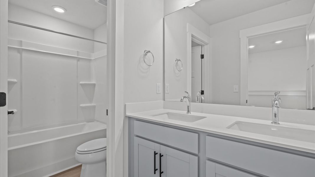 Furnished interior view inside a new home in Fox Hollow, Spartanburg (Image 24).