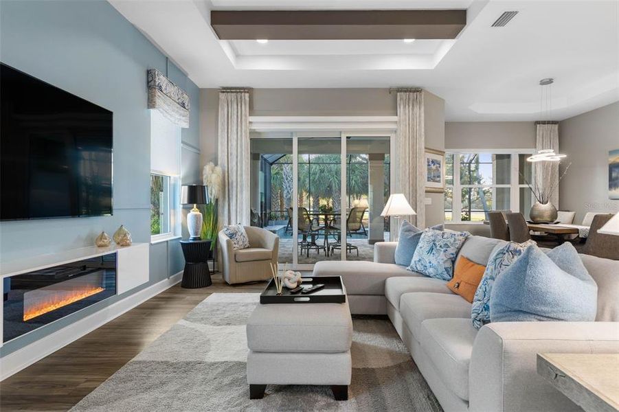 Furnished interior view inside a new home in , Palm Coast (Image 13).