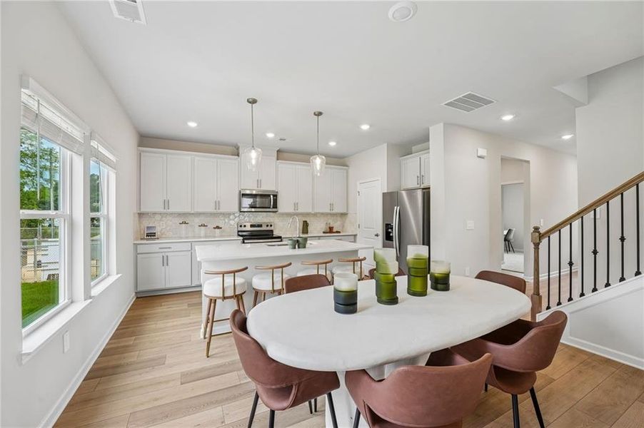 Furnished interior view inside a new home in Manning Mill, Adairsville (Image 9).