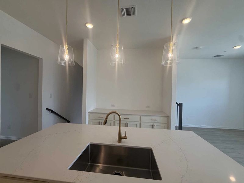 Kitchen Construction Progress featuring the Sapphire Collection