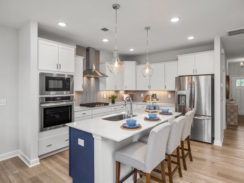 Representative furnished interior of a home built from the The Graham Exterior by Davidson Homes LLC in Springvale, Willow Spring (Image 13).