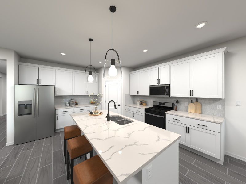 Furnished interior view inside a new home in Colbert Landings - Reserve Series, Palm Coast (Image 3).