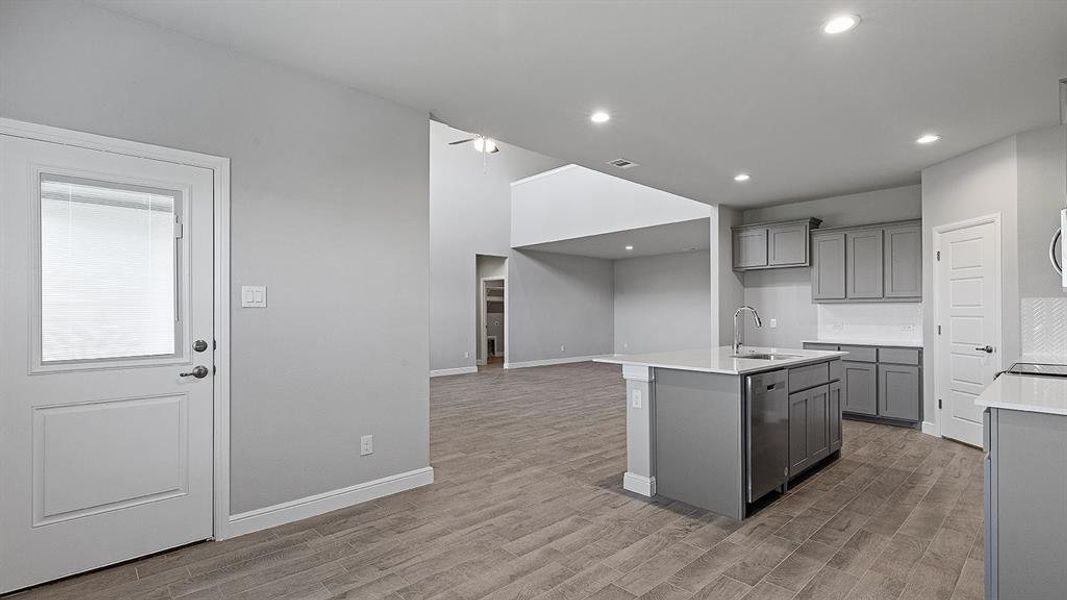 Furnished interior view inside a new home in Sandstone Estates, Granbury (Image 11).