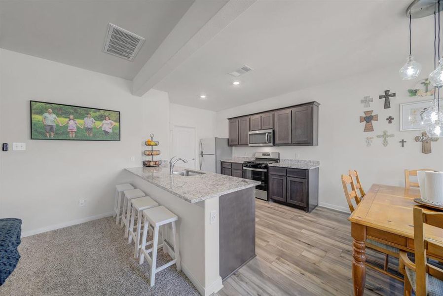 Furnished interior view inside a new home in Vista West, Fort Worth (Image 16).