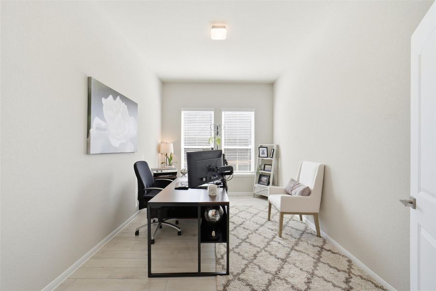 Furnished interior view inside a new home in Tejas Landing, Needville (Image 12).
