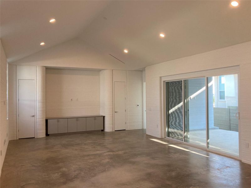 Spacious, unfurnished interior of a new home in Wolf Ranch: Genesis Collection, Georgetown (Image 7). Spacious, unfurnished interior of a new home in Wolf Ranch: Genesis Collection, Georgetown (Image 7).