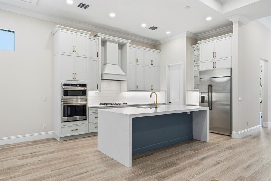 Furnished interior view inside a new home in Seaglass, Wabasso Beach (Image 10).